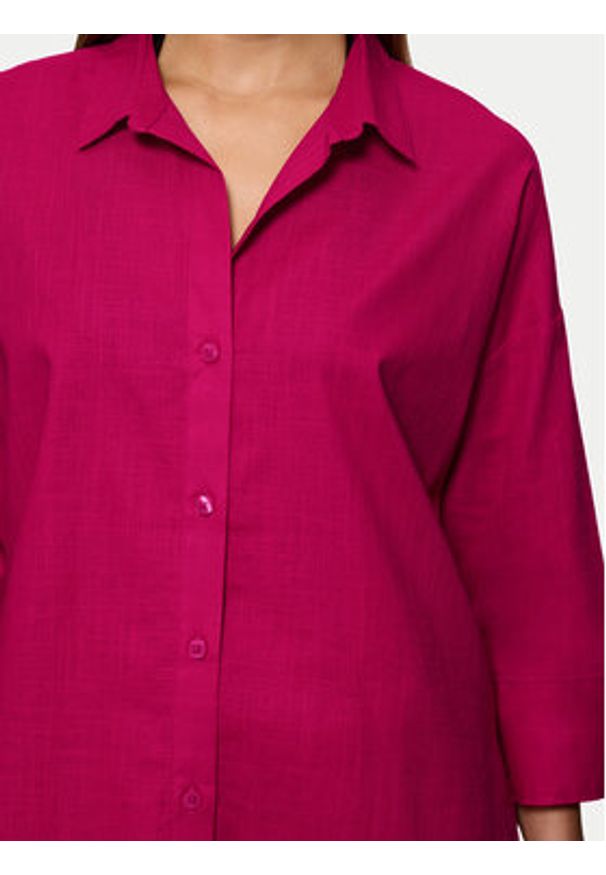 Triumph Koszula Summer 10222569 Różowy Oversize. Kolor: różowy. Materiał: bawełna