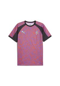 Puma - Męska koszulka piłkarska Neymar Jr Creativity PUMA. Kolor: fioletowy, szary, wielokolorowy. Sport: piłka nożna