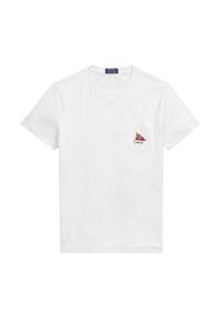 Polo Ralph Lauren T-Shirt 710B21952001 Biały Regular Fit. Typ kołnierza: polo. Kolor: biały. Materiał: bawełna #1