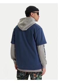 DC Shoes Bluza Dryden ADYFT03411 Niebieski Regular Fit. Kolor: niebieski. Materiał: syntetyk #3