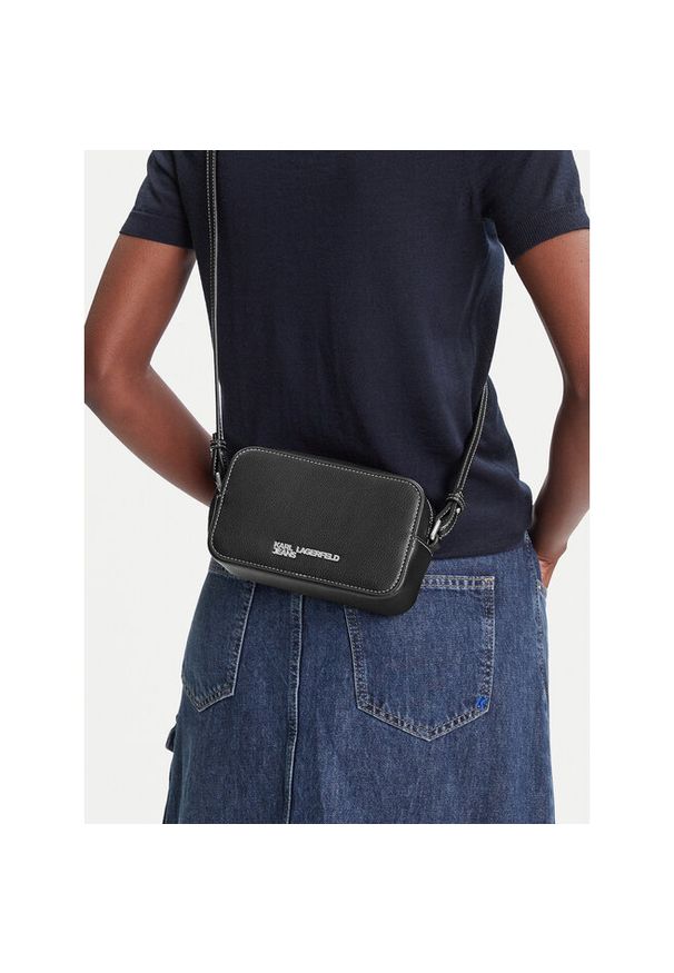 Torebka Karl Lagerfeld Jeans. Kolor: czarny