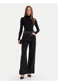 Wolford Body Shaping 77122 Czarny Slim Fit. Kolor: czarny. Materiał: syntetyk