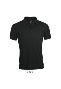 SOL'S - Polo Sol's Prime. Typ kołnierza: polo. Kolor: czarny. Materiał: bawełna, poliester #1