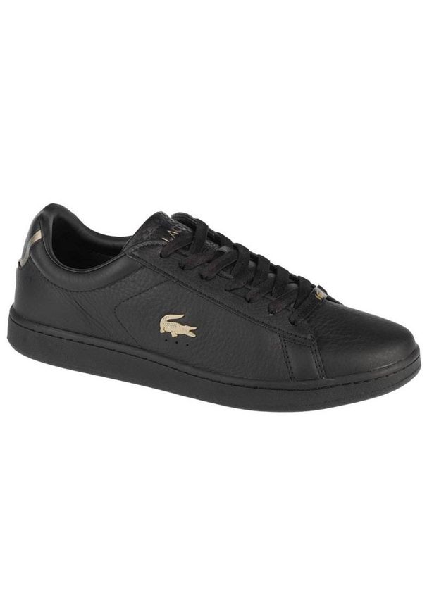 Buty Lacoste Carnaby Evo M 741SMA000602H czarne. Okazja: na co dzień. Kolor: czarny. Materiał: skóra, syntetyk, guma. Szerokość cholewki: normalna. Model: Lacoste Carnaby Evo