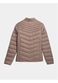 4f - 4F Kurtka przejściowa 4FAW23TDJAF224 Brązowy Slim Fit. Kolor: brązowy. Materiał: syntetyk #3