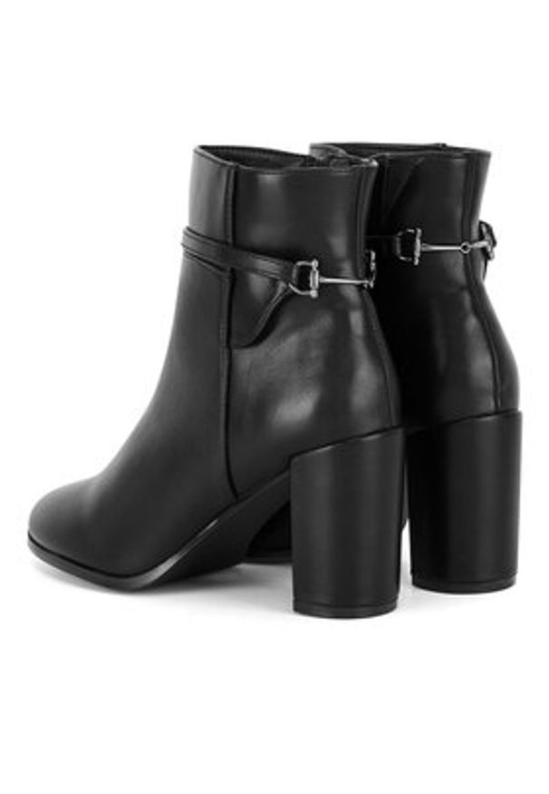 Clara Barson Botki WYL3920-1 Czarny. Kolor: czarny. Materiał: materiał