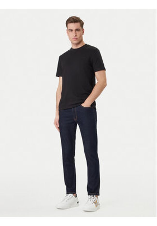 Versace Jeans Couture Jeansy 80GAB5K0 DW042 Granatowy Skinny Fit. Kolor: niebieski