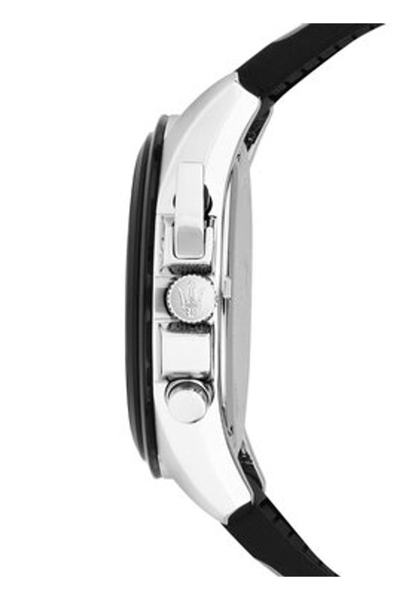 Maserati Zegarek Traguardo Chronograph R8871612047 Czarny. Kolor: czarny. Materiał: syntetyk