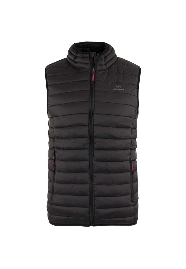 ZONE PERFECT - Męska kamizelka Henry Black M: Sportowy i oddychający flecevest. Kolor: wielokolorowy. Sezon: wiosna, jesień