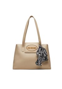 Love Moschino - LOVE MOSCHINO Torebka JC4037PP1LLE111A Écru. Materiał: skórzane