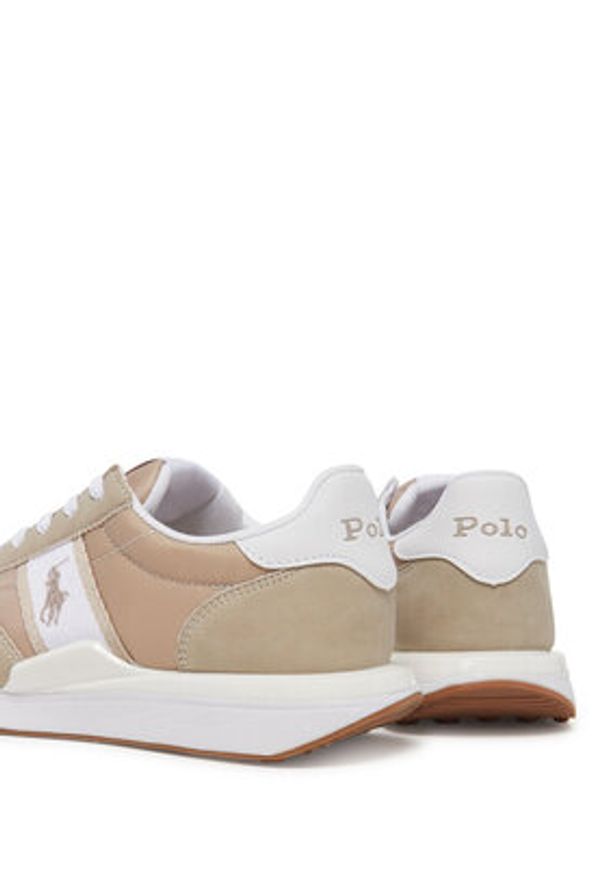 Polo Ralph Lauren Sneakersy Train 89 Sport RL02441272 Beżowy. Kolor: beżowy. Materiał: materiał