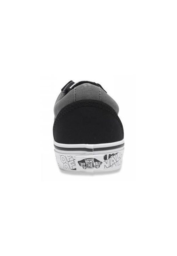Buty do chodzenia dla dzieci Vans Ward Canvas. Zapięcie: sznurówki. Kolor: szary. Materiał: guma, syntetyk, tkanina, materiał. Szerokość cholewki: normalna. Sport: turystyka piesza