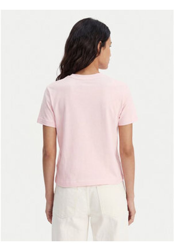 Calvin Klein T-Shirt LV044C905G Różowy Regular Fit. Kolor: różowy. Materiał: bawełna