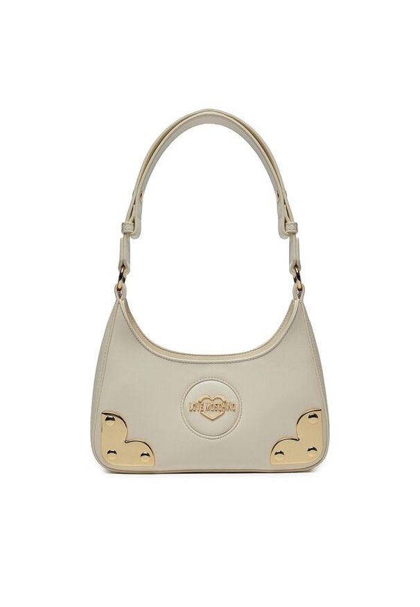 Love Moschino - LOVE MOSCHINO Torebka JC4215PP1ILR0129 Écru. Materiał: skórzane