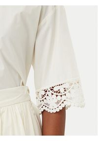 TwinSet - TWINSET Koszula 251TT2093 Écru Loose Fit. Materiał: bawełna
