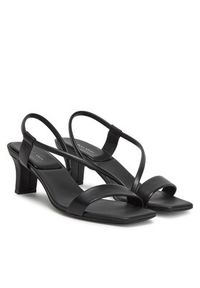 Calvin Klein Sandały Heel Sandal 50 Squared Lth HW0HW02534 Czarny. Kolor: czarny. Materiał: skóra #5