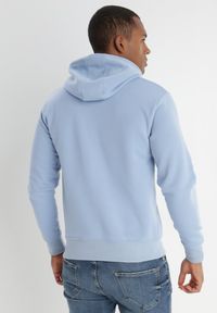 Born2be - Niebieska Bluza Notanthus. Okazja: na co dzień. Typ kołnierza: kaptur. Kolor: niebieski. Materiał: polar, dzianina. Wzór: jednolity. Styl: casual #6