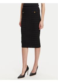 Guess Spódnica ołówkowa W5YD66 Z0130 Czarny Slim Fit. Kolor: czarny. Materiał: wiskoza