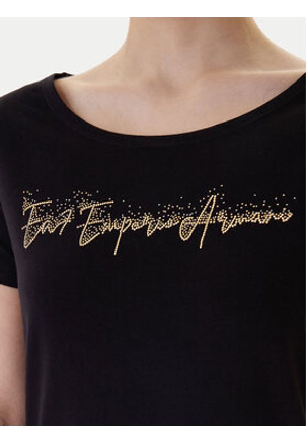 EA7 Emporio Armani T-Shirt 7W000978 AF10373 UC001 Czarny Slim Fit. Kolor: czarny. Materiał: bawełna