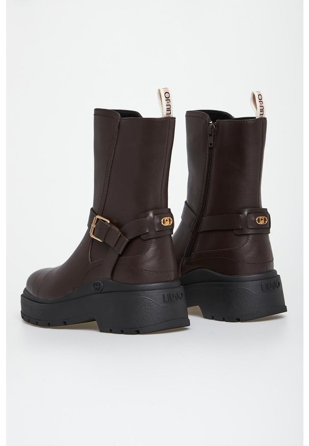 Liu Jo - Botki damskie skórzane LIU JO. Materiał: skóra
