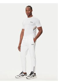 BOSS Spodnie dresowe Hicon 50542940 Biały Regular Fit. Kolor: biały. Materiał: syntetyk #5