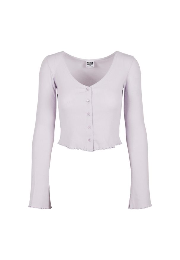 Kardigan damski Urban Classics cropped rib(GT). Kolor: fioletowy. Sezon: lato