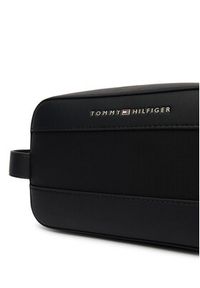 TOMMY HILFIGER - Tommy Hilfiger Kosmetyczka Th Foundation Washbag AM0AM14161 Czarny. Kolor: czarny. Materiał: skóra #3