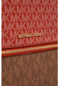 MICHAEL Michael Kors plecak damski kolor czerwony mały wzorzysty. Kolor: czerwony #7