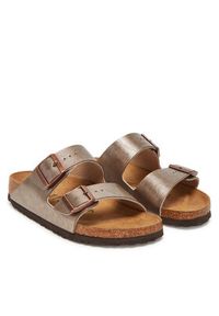 Birkenstock Klapki Arizona 1029439 Brązowy. Kolor: brązowy. Materiał: skóra #4