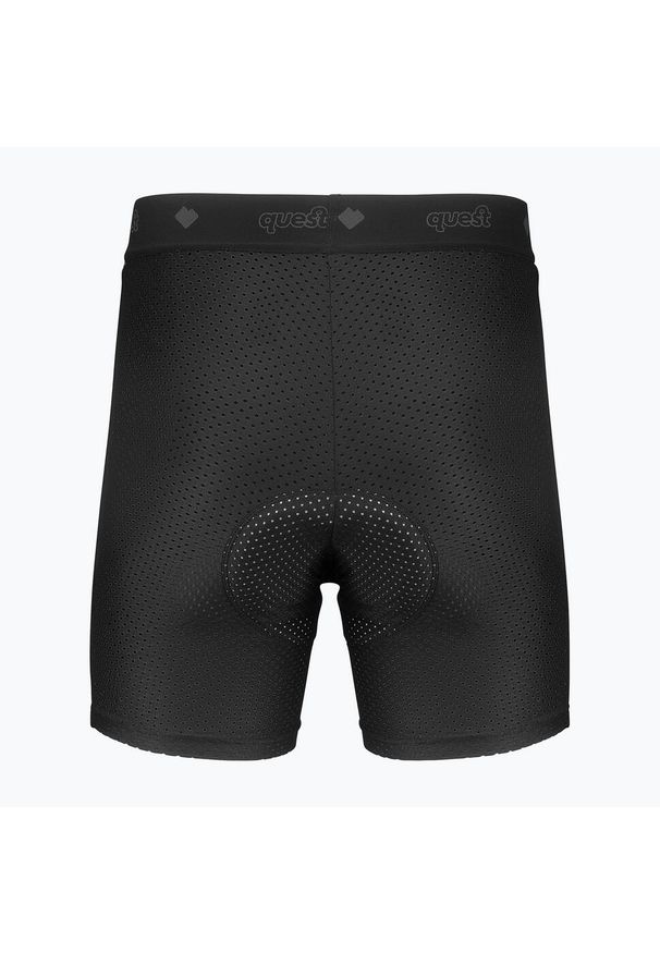 Spodenki rowerowe wewnętrzne męskie Quest Core Trailwear. Kolor: czarny
