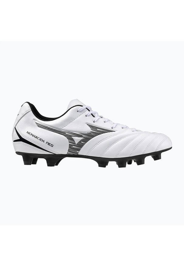 Mizuno - MIZUNO MONARCIDA NEO III SELECT White AW25. Materiał: skóra ekologiczna. Szerokość cholewki: normalna. Sport: piłka nożna