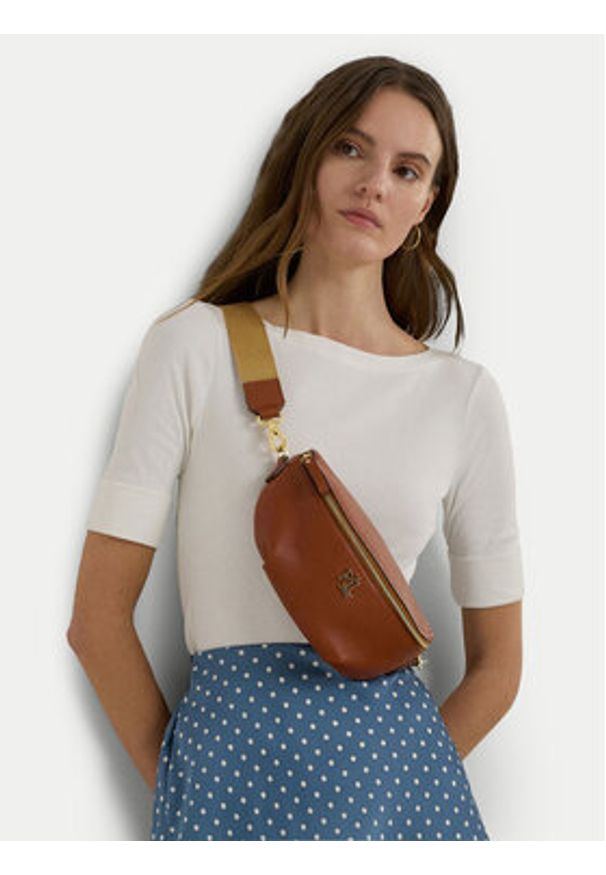 Lauren Ralph Lauren - LAUREN RALPH LAUREN Nerka 431934832002 Brązowy. Kolor: brązowy. Materiał: skóra