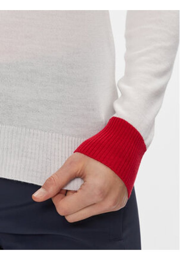Rossignol Sweter Alya RLIWO19 Biały Regular Fit. Kolor: biały. Materiał: wełna