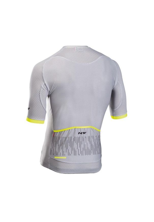 Koszulka rowerowa męskie NORTHWAVE STORM AIR JERSEY SHORT SLEEVE. Kolor: szary. Materiał: jersey