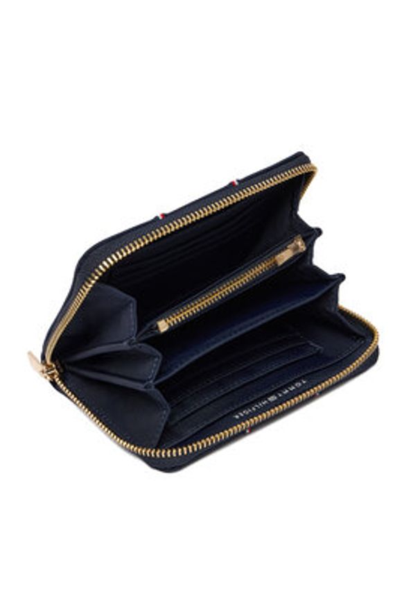 TOMMY HILFIGER - Tommy Hilfiger Portfel Th Icon Med Za Nylon Corp AW0AW17953 Niebieski. Kolor: niebieski. Materiał: materiał