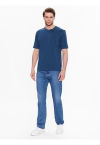 Sisley T-Shirt 3096S101J Niebieski Regular Fit. Kolor: niebieski. Materiał: bawełna