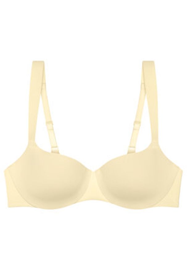 Triumph Biustonosz balkonetka Make-Up Illusion 10217849 Żółty. Kolor: żółty. Materiał: syntetyk