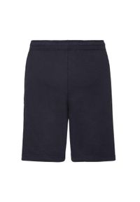 FRUIT OF THE LOOM - Lekkie Spodenki Męskie. Kolor: niebieski