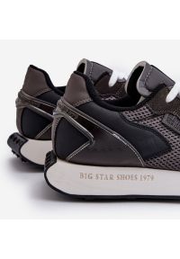 Big-Star - Buty Sportowe Sneakersy Męskie Memory Foam System Big Star NN174347 Czarne. Kolor: czarny. Materiał: materiał, skóra. Szerokość cholewki: normalna