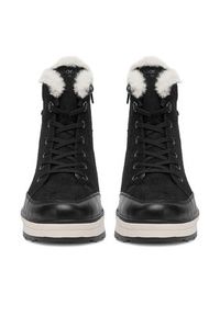 Remonte Trzewiki CEO-D2B76-03 Czarny. Kolor: czarny. Materiał: skóra, zamsz #4