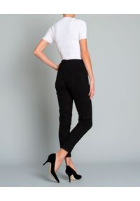 ZINGA - Czarne spodnie z zamszu. Kolor: czarny. Materiał: zamsz. Długość: do kostek. Styl: elegancki #4