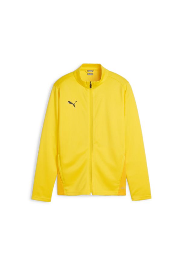 Dziecięca bluza dresowa Puma TeamGoal. Kolor: żółty. Materiał: dresówka. Sport: piłka nożna