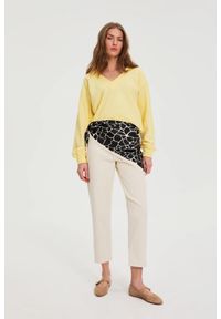 MOODO - Wzorzysta apaszka czarna. Kolor: czarny. Materiał: poliester #1