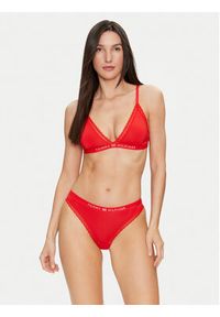 TOMMY HILFIGER - Tommy Hilfiger Biustonosz braletka UW0UW04242 Czerwony. Kolor: czerwony. Materiał: syntetyk