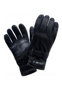Rękawice narciarskie dla mężczyzn Hi-tec Lansa. Kolor: czarny. Sezon: zima. Sport: narciarstwo #1