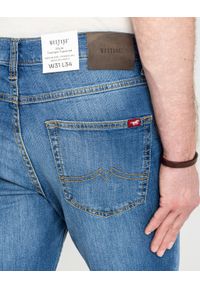 Męskie Spodnie Jeansowe Mustang Style Tramper Tapered Denim Blue 1018016 5000 623 #8