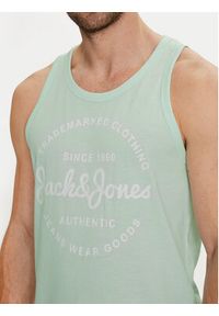 Jack & Jones - Jack&Jones Tank top Jjforest 12248622 Turkusowy Standard Fit. Kolor: turkusowy. Materiał: syntetyk, bawełna #2