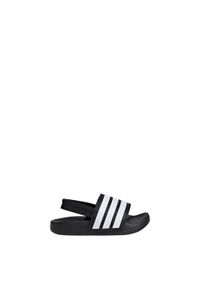 Adidas - Klapki adilette Estrap Kids. Kolor: czarny, biały, wielokolorowy