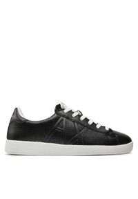 Armani Exchange Sneakersy XUX016 XCC60 A083 Czarny. Kolor: czarny. Materiał: skóra