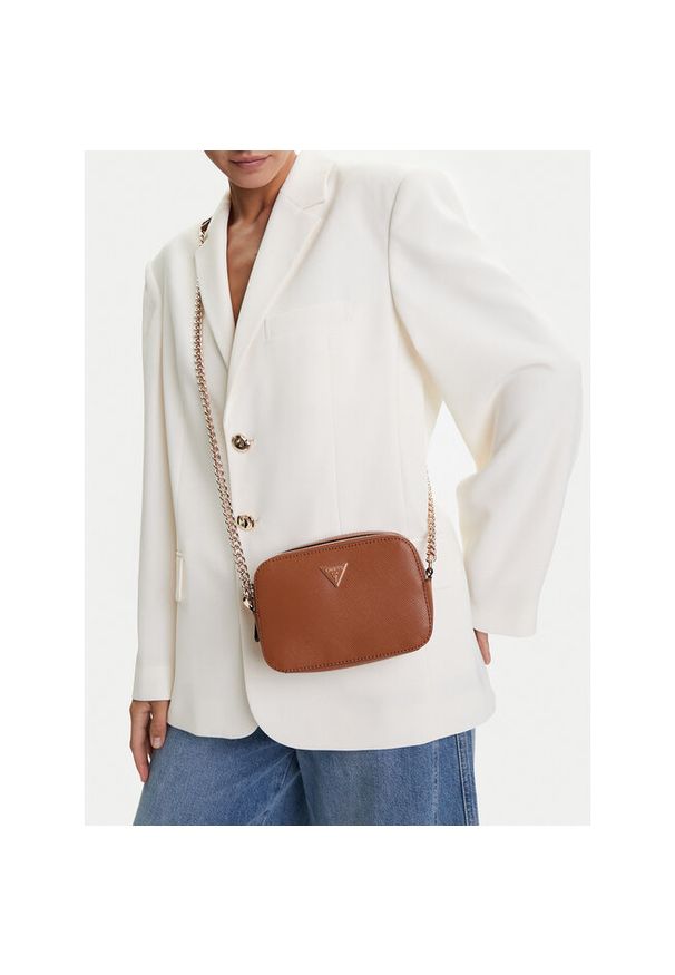 Torebka Guess. Kolor: brązowy